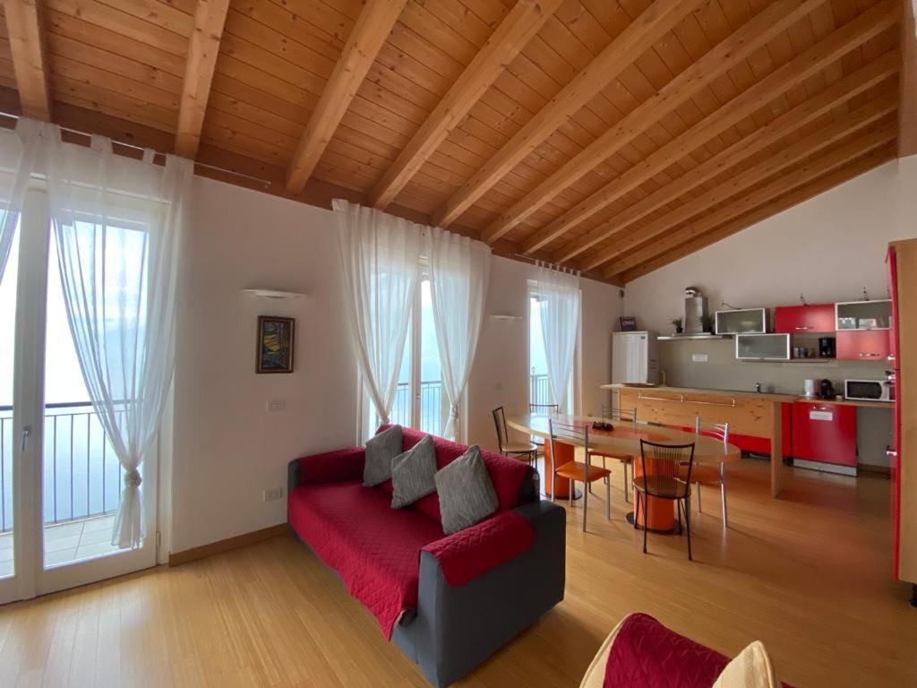 Luxury Penthouse With Big Terrace Argegno Exterior foto