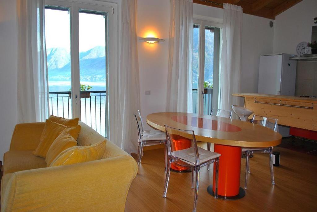 Luxury Penthouse With Big Terrace Argegno Exterior foto