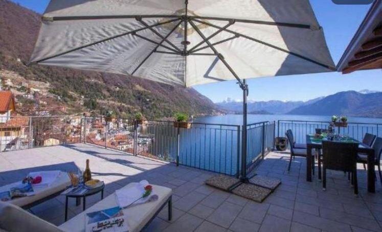 Luxury Penthouse With Big Terrace Argegno Exterior foto
